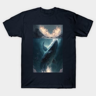 Whale in the ocean T-Shirt